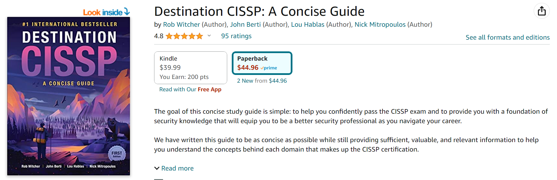 Destination CISSP - A Concise Guide - Rob Witcher